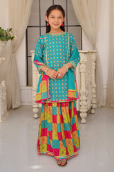 Shop the Swiss Lawn Digital Printed 3 Pc Suit for kids! This stylish Kids Printed 3 Pc Suit offers comfort.