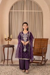 Khayat Stitched Festive Kids Collection'2025-Royal Amethyst