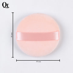 Quetee Beauty Professional Round Shape Makeup Puffs in Baby Pink Color