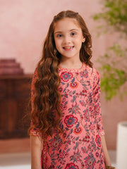 Tng By Md Stitched Kids-Sargoshi-Kid | Gharara Set | Pink