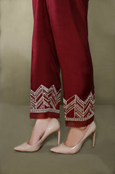 Razmin by Sada Bahar Stitched Trouser Vol-11 Suit-TR-09-Maroon