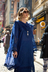 Huma Gul Unstitched 3 Piece Luxury Emb Lawn Collection'2025-Keya HG-01