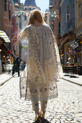 Huma Gul Unstitched 3 Piece Luxury Emb Lawn Collection'2025-ZOEY HG-02