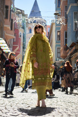 Huma Gul Unstitched 3 Piece Luxury Emb Lawn Collection'2025-Nora HG-05