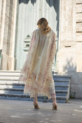 Huma Gul Unstitched 3 Piece Luxury Emb Lawn Collection'2025-Ivy HG-03