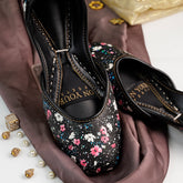 On Your Feets Floral Noir