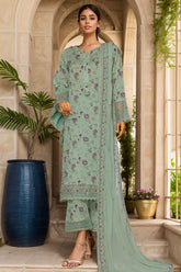 Malika By Sada Bahar Stitched 3 Piece Emb Festive Vol-02 Collection'2025-D-65-Mint