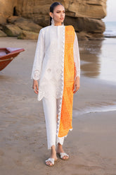 Zainab Chottani Unstitched 3 Piece Luxury Chikankari Suit-03-B-Chunari