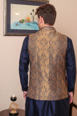 Real Image Mens Waist Coat Collection'2025-OW - 007 Grey Brown