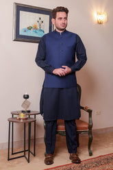 Real Image Mens Waist Coat Collection'2025-OW - 032 Royal Blue