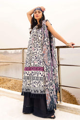 Meraki by Asifa N Nabeel Unstitched 3 Piece Lawn Suit-Begonia