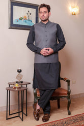 Real Image Mens Waist Coat Collection'2025-OW - 029 Grey