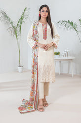 Banah By Tawakkal Unstitched 3 Piece Emb Lawn Suit-D-9121