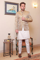 Real Image Mens Prince Coat Collection'2025-OPC - 005 Gold