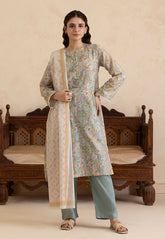 Zellbury Stitched 3 Piece Lawn Vol-01 Suit-WPS-32184