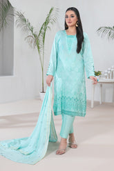 Banah By Tawakkal Unstitched 3 Piece Emb Lawn Suit-D-9124