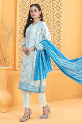 Ashleena By Tawakkal Unstitched 3 Piece Emb Digital Print Lawn Suit-D-3278
