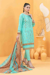 Ashleena By Tawakkal Unstitched 3 Piece Emb Digital Print Lawn Suit-D-3277