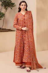Zellbury Unstitched 3 Piece Lawn Edit 2 Suit-WUS26X30880