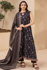 Zellbury Unstitched 3 Piece Lawn Edit 2 Suit-WUS26X30826