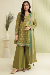 Zellbury Unstitched 3 Piece Lawn Edit 2 Suit-WUS26X30824