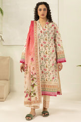 Zellbury Unstitched 3 Piece Lawn Edit 2 Suit-WUS26X30614