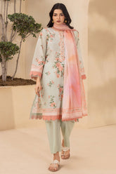 Zellbury Unstitched 3 Piece Lawn Edit 2 Suit-WUS26X30609
