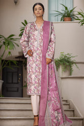 Bin Saeed Stitched 3 Piece Printed Cotton Vol-03 Suit-WC-2417-Skin