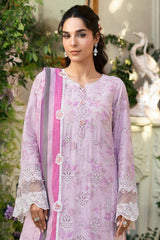 Amal By Motifz Unstitched 3 Piece Emb Lawn Eid Suit-5428-Aster
