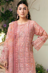 Amal By Motifz Unstitched 3 Piece Emb Lawn Eid Suit-5427-Lotus