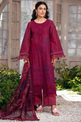 Amal By Motifz Unstitched 3 Piece Emb Lawn Eid Suit-5426-Blossom