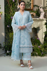Amal By Motifz Unstitched 3 Piece Emb Lawn Eid Suit-5425-Lavender