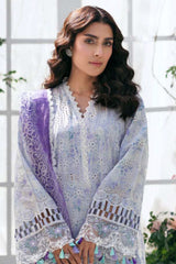 Amal By Motifz Unstitched 3 Piece Emb Lawn Eid Suit-5424-Tulip