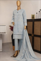 Hues Gold by Hz Stitched 3 Piece Festive Eid Edit Lawn Collection'2025-SSP-3P-021