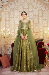 Kalidaar Frocks By Asma & Sidra Stitched Formals Suit-Shendi
