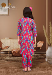 Asim Jofa Kids Pret Ajglp-07 Printed Arabic Lawn 2 Pcs