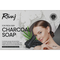 Rivaj-Charcoal Soap 100g