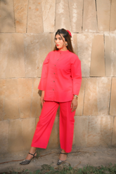 Urban Cut 2 Piece Cotton Embellished Co- Ord Set