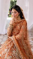 Ember Festive By Aylin Unstitched 3 Piece Formals Collection'2025-Saffron