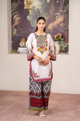 Raanze Stitched-Zaira premium 2Pc