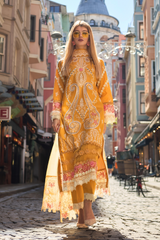 Huma Gul Unstitched 3 Piece Luxury Emb Lawn Collection'2025-Ezra HG-04
