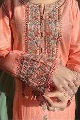Raanze Stitched-Coral Pink | 3PC