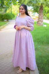 Urban Cut Seer Sucker Cotton Women Dress – Elegant & Comfortable