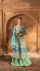 Ember Festive By Aylin Unstitched 3 Piece Formals Collection'2025-Ocean Bloom