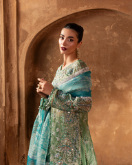 Ember Festive By Aylin Unstitched 3 Piece Formals Collection'2025-Ocean Bloom
