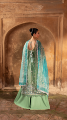 Ember Festive By Aylin Unstitched 3 Piece Formals Collection'2025-Ocean Bloom