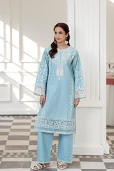 Flutterby Stitched 2 Piece Cotton Satin Winter Collection'2025-Dania - sb