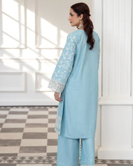 Flutterby Stitched 2 Piece Cotton Satin Winter Collection'2025-Dania - sb