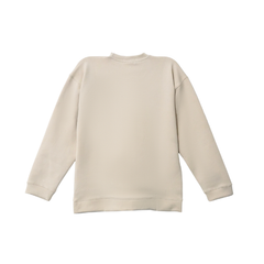 Little Bundles Stitched Kids Suit-Sandstone Sweat Shirt