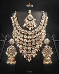 Uzma Bridal Set White - Zeesy Jewellery